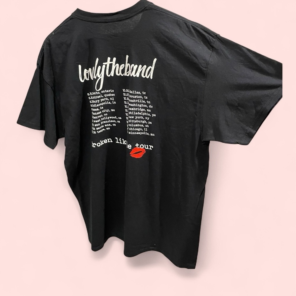 Lovely the band tour t-shirt 2018 rock pop emo concert music tee XL